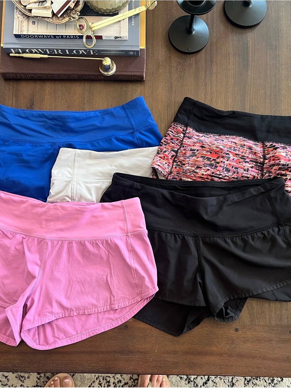 lululemon athletica Women’s Athletic Shorts - Pink, Blue, White, Black, Multi